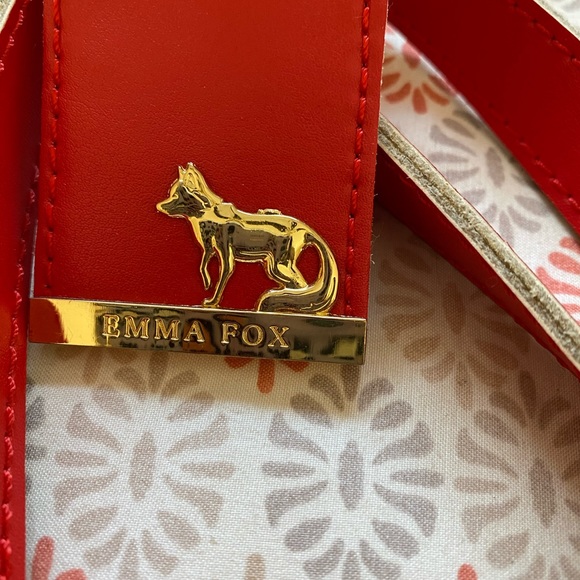 Emma fox red leather purse - Picture 2 of 5